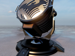 Batman light signal Model 3D