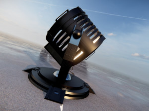 Batman light signal Model 3D