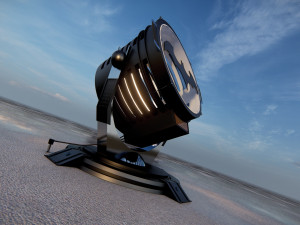 Batman light signal Model 3D