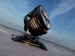 Batman light signal 3D Model
