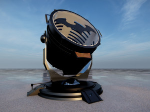 Batman light signal Model 3D