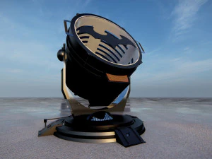 Batman light signal 3D Model