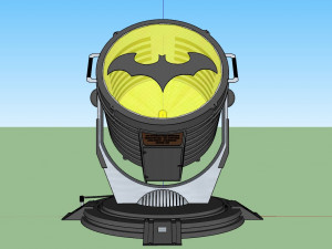 Batman light signal Model 3D