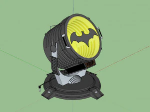 Batman light signal 3D Model