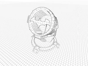 Batman light signal 3D Model