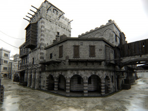 Old citadel fortress Modèle 3D