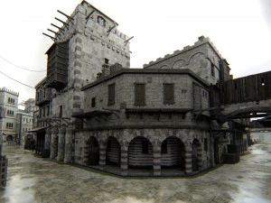 Old citadel fortress 3D Model
