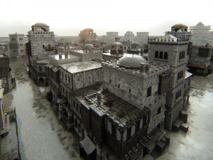 Old citadel fortress Modèle 3D