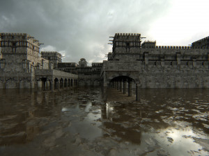 Old citadel fortress Modèle 3D