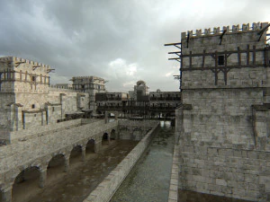 Old citadel fortress 3D Model