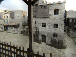 Old citadel fortress Modèle 3D