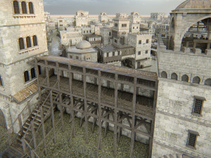 Old citadel fortress Modèle 3D