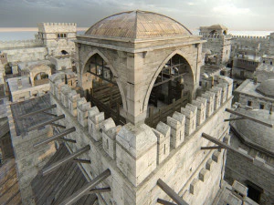 Old citadel fortress 3D Model