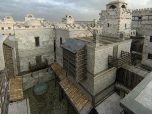 Old citadel fortress Modèle 3D