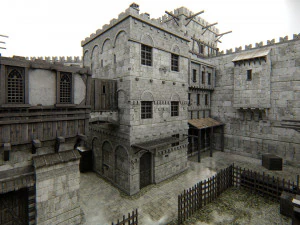 Old citadel fortress 3D Model
