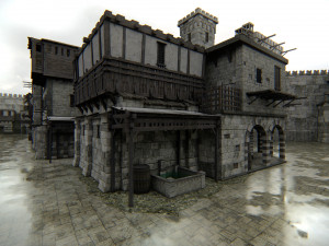 Old citadel fortress Modèle 3D