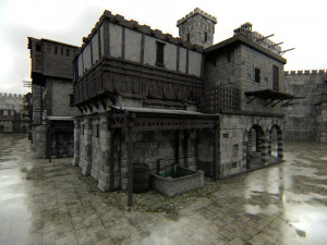 Old citadel fortress 3D Model