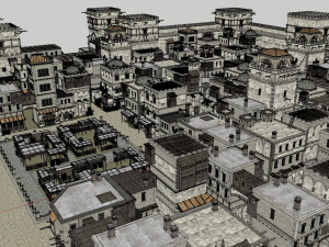 Old citadel fortress Modèle 3D