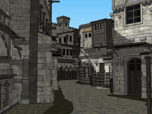 Old citadel fortress Modèle 3D