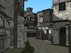 Old citadel fortress 3D Model