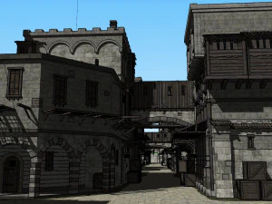 Old citadel fortress 3D Model