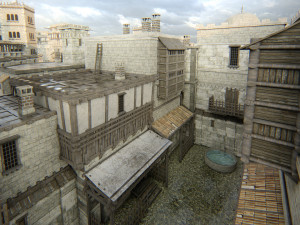 Old citadel fortress Modèle 3D