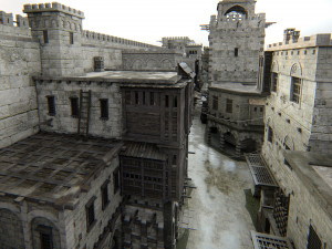 Old citadel fortress Modèle 3D