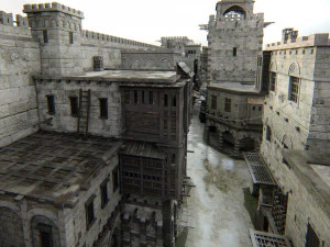 Old citadel fortress 3D Model