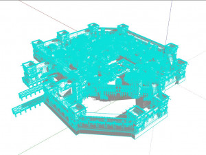 Old citadel fortress Modèle 3D
