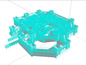 Old citadel fortress 3D Model