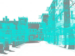 Old citadel fortress 3D Model