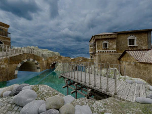 Old Town 3D Model