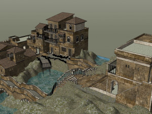 Old Town 3D-Modell