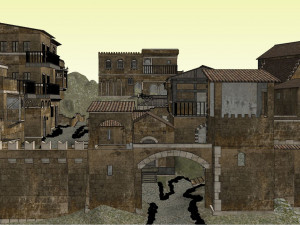 Old Town 3D-Modell