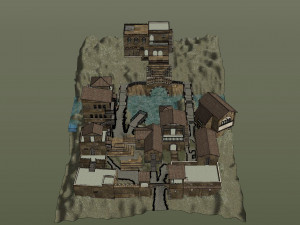 Old Town 3D-Modell