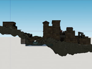 Old Town 3D-Modell