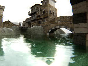 Old Town 3D-Modell