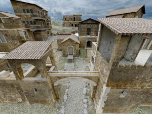 Old Town 3D-Modell