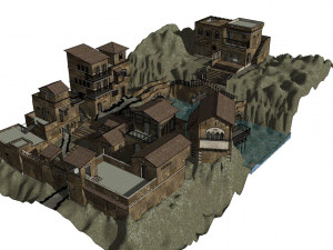 Old Town 3D-Modell