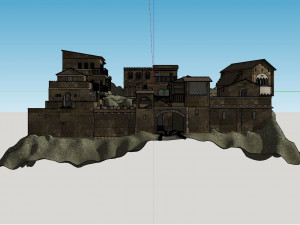 Old Town 3D-Modell