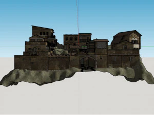 Old Town 3D Model