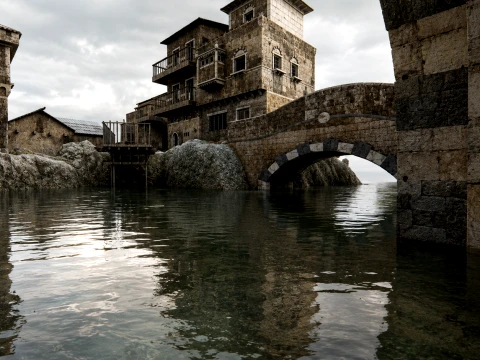 Old Town 3D Model
