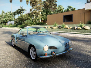 Volkswagen Karmann Ghia 3D Модель