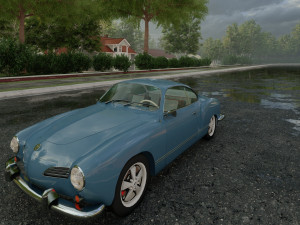 Volkswagen Karmann Ghia Model 3D
