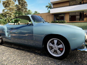 Volkswagen Karmann Ghia Model 3D