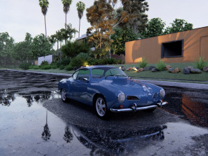 Volkswagen Karmann Ghia Model 3D