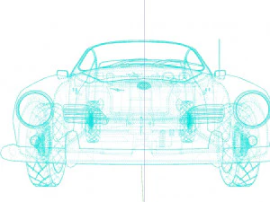 Volkswagen Karmann Ghia 3D Model