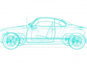 Volkswagen Karmann Ghia 3D Model