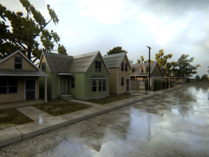 American district Modèle 3D