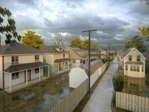 American district Modèle 3D